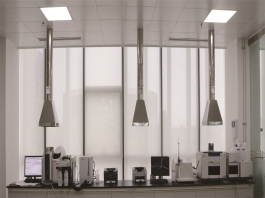 實驗室鋁扣板吊頂、原子吸收罩、手動風閥